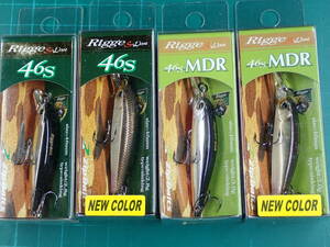 ジップベイツ リッジ 46S ＆46S MDR 廃盤モデル ZIPBAITS Rigge 4個セット C