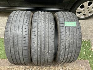 【手渡しのみ】245/45R18 ピレリ チントゥラート ランフラット 中古 3本 2020年製 BMW承認タイヤ