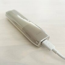 アイコス イルマワン専用 ケース TPU製 ソフト系ケース クリア グレー Clear Gray iQOS ILUMA ONE用_画像4