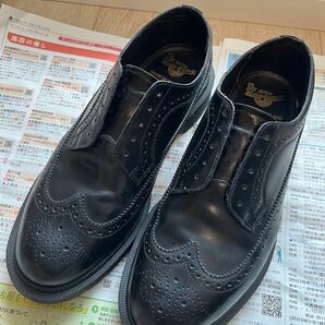 【美品】DR.MARTENS クラシック ブローグ シューズ 3989 16500001 レザーシューズ 革靴
