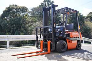 ◆TOYOTA Toyota　forklift 4FGL15 ●最大揚高3000mm●最大荷重1500KG●作動確認済【Used item】3本目Leverヒンジincluded