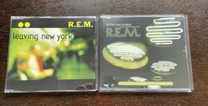R.E.M. 廃盤　CDシングル 2枚セット　LEAVING IN NEWYORK ALL THE WAY TO RENO オルタナ　US