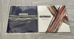 DELAYS 廃盤　7インチ アナログ　2枚　クラブヒット　VALENTINE hideaway the coral vines the libertines