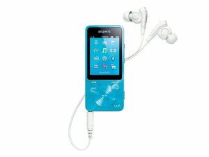 【中古】ソニー SONY ウォークマン Sシリーズ NW-S14 : 8GB Bluetooth対応 イヤホン付属 2014年モデル ブルー NW-