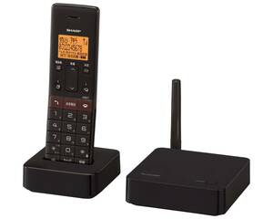 【中古】シャープ 電話機 コードレス 1.9GHz DECT準拠方式 迷惑電話機拒否機能 ブラウン系 JD-SF1CL-T