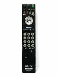 【中古】SONY純正テレビリモコン RM-JD015