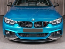 【送料無料】BMW F32 F33 F36 Mスポーツ フロントリップスポイラー バンパーアンダーグリルカナード 420i 428i 435i 440i M-SPORTS_画像3