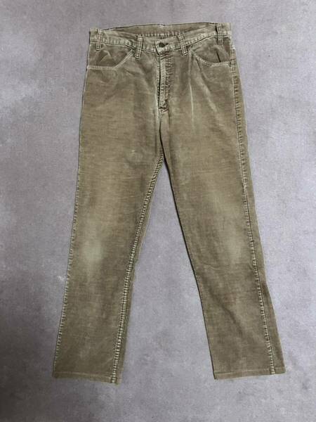 USED 80's Vintage LEVI'S 519 CORDUROY PANTS 中古 リーバイス 519 ビンテージ コーデュロイ パンツ W33 L30 送料無料