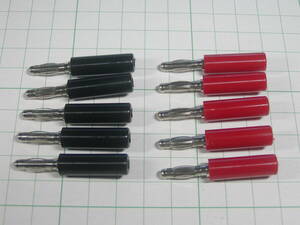 ** maru confidence wireless banana plug black color, red color each 5 piece ( color. modification possible ) **