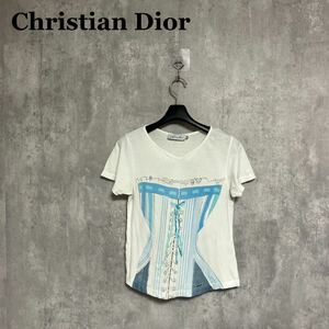 Christian Dior リボン プリントTシャツ 12A クリスチャンディオール