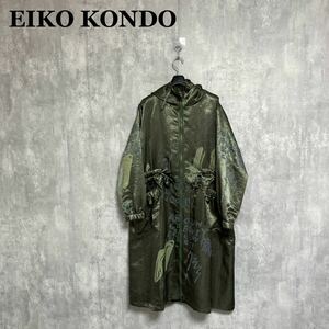 EIKO KONDO общий рисунок длинное пальто 42ei здесь ndou