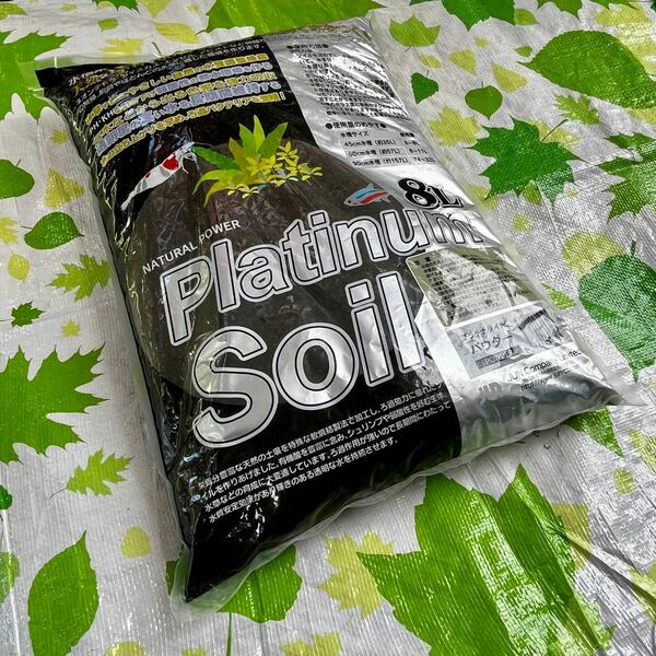 [未使用品]【プラチナソイル/パウダー】 Platinum Soil シュリンプ メダカ 熱帯魚 ≪Jun/8L≫