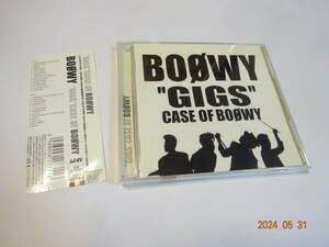 2CD BOOWY GIGS CASE OF BOOWY 究極のベストライブアルバム 2枚組 帯付 TOCT-24716/7 