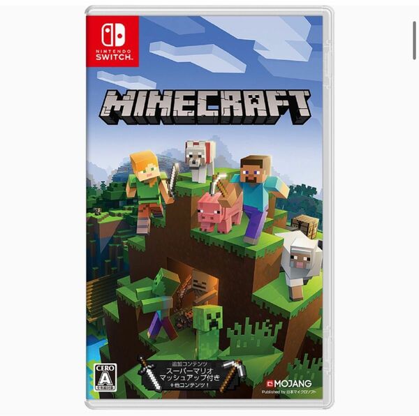 新品 未開封品 未使用 Minecraft (マインクラフト) Nintendo Switch パッケージ　スイッチソフト 任天堂