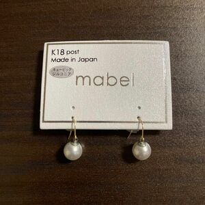 mabel K18　ピアス　未使用品