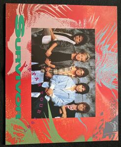 SURVIVOR JAPAN TOUR サバイバー ツアーパンフレット1985年、1987年　2冊