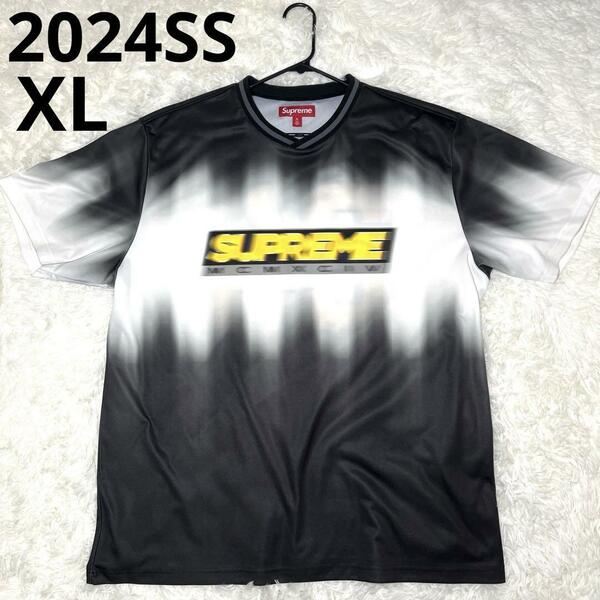 未使用品 Supreme 2024SS Blur Soccer Jersey XLサイズ