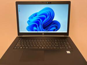 ☆美品☆HP ProBook 470 G5 第８世代 Corei7　Windows11 高速SSD！