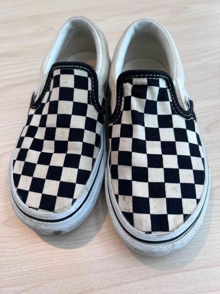 バンズ スリッポン チェック チェッカー スニーカー VANS 