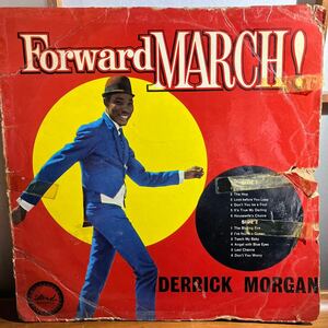  ценный!UK ORIGINAL!ISLAND DERRICK MORGAN-FORWARD MARCH!/JKTbo Robot ro/REC G + игла летящий .. нет, но потертость. шум заметный.