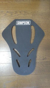 SIMPSON Simpson jacket for .. back back pad 