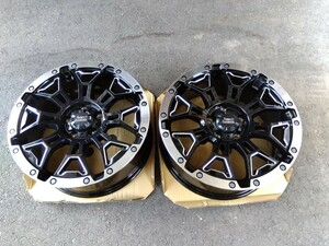 未使用ホイール バークレイハードロック エルバート 17×7J ＋38 5H114.3 【2本セット】 デリカD5 RAV4 エクストレイル ハリアー等 （1）