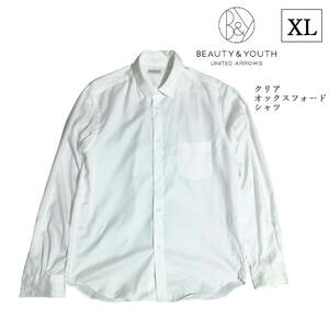 BEAUTY&YOUTH UNITED ARROWS　クリアオックスフォードシャツ　ピンオックスフォードシャツ　ユナイテッドアローズ　B＆Y　メンズ　XL　