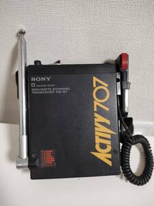 通電のみ確認　SONY トランシーバー　無線機　ICB-707　現状品　ジャンク品