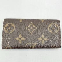 正規品　LOUIS VUITTON ルイ ヴィトン キーケース 4連　モノグラム 横10.3cm 縦6cm R尼0410_画像2