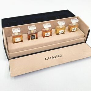 CHANEL シャネル PARFUM ミニボトル 5点 セット 香水 フレグランス 3.5ml No.5/No.19/No.22/COCO/ALLURE レディース メンズ R店0427☆の画像1