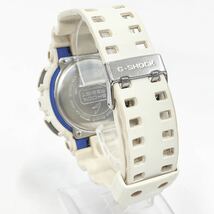 CASIO カシオ G-SHOCK GA-100B クオーツ メンズ腕時計 デジタル/アナログ アナデジ ホワイト×黒×青 黒文字盤 Gショック ②R店0506☆_画像7