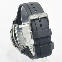 SEIKO セイコー PULSAR パルサー W861-X006 デジタル メンズ腕時計 黒 ブラック ラバーベルト R店0506☆_画像7