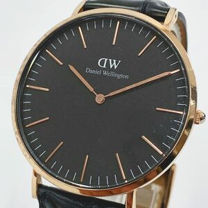 Daniel Wellington ダニエルウェリントン DW Classic クラシック メンズ腕時計 B40R19 クオーツ ブラック ゴールド R店0506☆