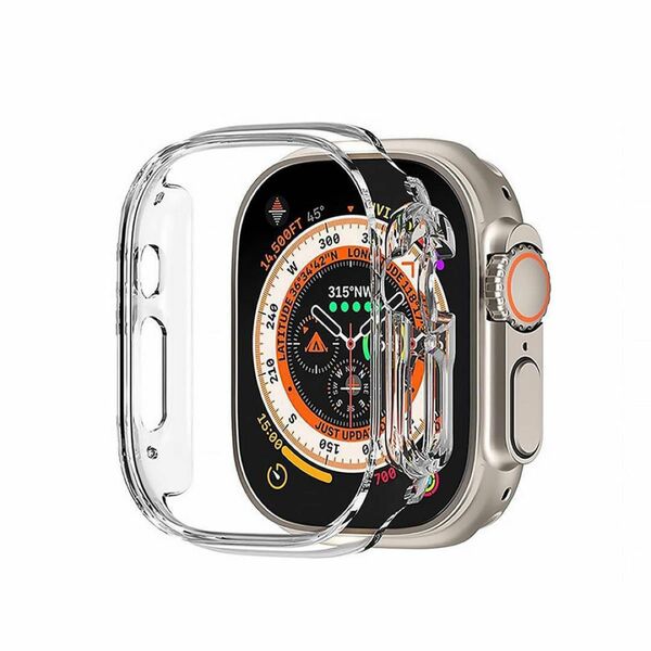 Apple Watch 45mm ハードケース 保護 カバー クリア　アップルウォッチ