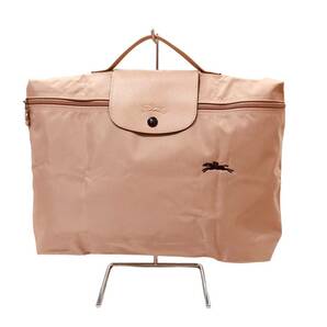 【美品】Longchamp ロンシャン ル プリアージュ 1623 619 ハンドバック ピンクベージュ 折りたたみ レディースの画像4