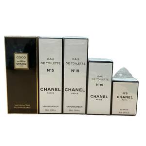 未開封あり CHANEL シャネル N5 Ｎ19 COCO 香水 100ml 59ml 14ml ５点セット １点開封済み オードトワレ パルファム