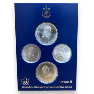 モントリオール オリンピック 1976 記念硬貨 銀貨 カナダ lssue2 大型銀貨 コイン4枚セット