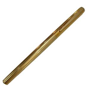 MONTBLANC モンブラン 万年筆 ゴールドカラー ペン先K14 585 カートリッジ式 筆記未確認