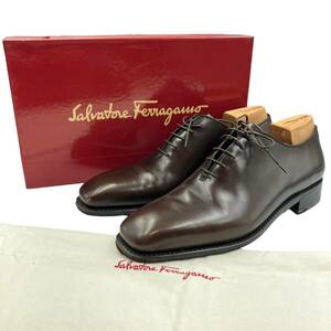 Salvatore Ferragamo フェラガモ TRAMEZZA トラメッザ レザー ビジネスシューズ ブラウン サイズ7