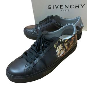 Givenchy ジバンシー ライオン プリント シューズ ブラック系 メンズ