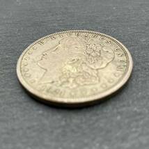 アメリカ銀貨 モルガン 1ドル ダラー 1921年 約26.7ｇ Sミントマーク アンティークコイン コレクション_画像3