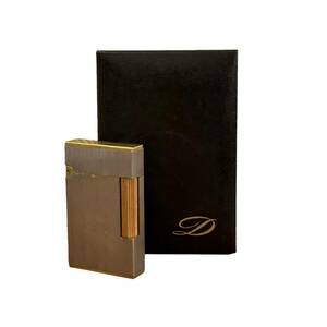 Dupont Dupont line 2 silver, Gold lighter 