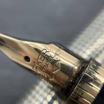 PARKER パーカー SONNET ソネット ペン先 18K 750 シルバーカラー カートリッジ式 万年筆 ※筆記未確認_画像4