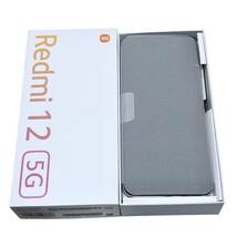 未使用 Redmi 12 5G XIG03 ポーラーシルバー スマートフォン 86945906_画像1