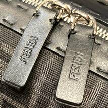 未使用 FENDI フェンディ FFズッカ 2WAY ミニバック ブラック ショルダーバッグ 7VA552_画像6