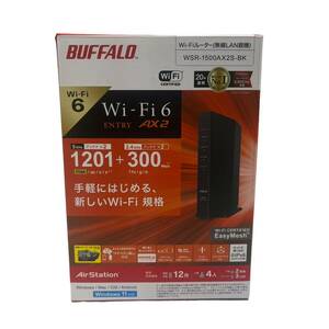 バッファロー 無線LAN WiFi ルーター WSR-1500AX2S-BK 1201+300Mbps 箱