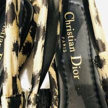 【未使用】Dior ディオール MIZZA スリングバック パンプス サンダル レオパード柄 ヒョウ柄 size 35 レディース_画像9