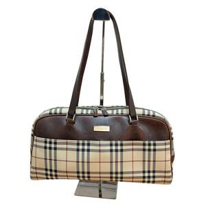 BURBERRY Burberry сумка "Boston bag" noba в клетку плечо 