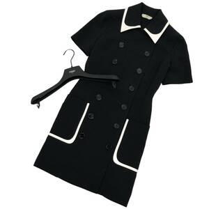 FENDI широкий цвет bai цвет рубашка One-piece Италия производства оттенок черного 36 женский вешалка имеется внутренний стандартный товар 