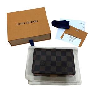 LOUIS VUITTON ルイヴィトン ダミエ ポルトフォイユ ジュリエット クレーム 二つ折り財布